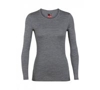 Icebreaker Women's 260 Tech LS Crewe Colour: 002 Heather Grey, Size: L