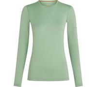 Icebreaker - Women's merino wool underwear - W Merino 200 Oasis LS Crewe Seaglass for Women in Wool - Size M - Green Green M