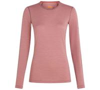 Icebreaker - Women's merino wool underwear - W Merino 200 Oasis LS Crewe Summit/Blush/S for Women in Wool - Size XS - Pink Pink XS