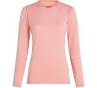 Icebreaker - Women's merino wool underwear - W Merino 260 Tech LS Crewe Blush for Women in Wool - Size L - Pink Pink L