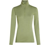 Icebreaker - Women's merino wool underwear - W Merino 260 Tech LS Half Zip Lichen for Women in Wool - Size L - Green Green L
