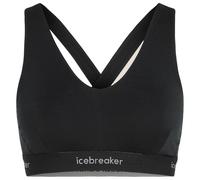 Icebreaker Womens Merino Blend 125 Cool-Lite Sprite Racerback Bra Blac XS