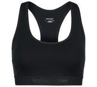 Icebreaker Womens Merino Blend 125 ZoneKnit Racerback Bra Black XS Col XS