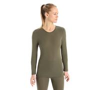 Icebreaker Women's 175 Everyday Cold Weather Base Layer Thermal Long Sleeve Crewneck T-Shirt, Loden Green, XS