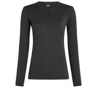 Icebreaker - Women's 200 Merinofine Ace L/S Crewe - Merino base layer size M, black
