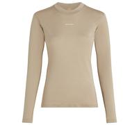 Icebreaker - Women's 200 Merinofine Ace L/S Mock Neck - Merino base layer size S, sand