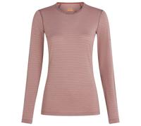 Icebreaker - Women's 200 Oasis L/S Crewe - Merino base layer size S, pink/brown