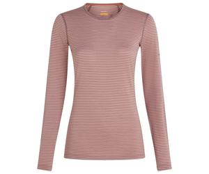 Icebreaker - Women's 200 Oasis L/S Crewe - Merino base layer size S, pink/brown