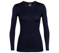 Icebreaker - Women's 200 Oasis L/S Crewe - Merino base layer size XS, blue