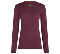 Icebreaker - Women's 200 Oasis L/S Crewe - Merino base layer size XS, red