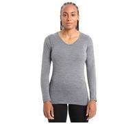 Icebreaker Womens 200 Oasis Long Sleeve V-Neck Baselayer Gritstone