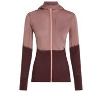 Icebreaker - Women's 200 RealFleece Descender L/S Zip Hoodie - Merino hoodie size S, brown
