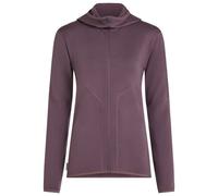Icebreaker - Women's 560 RealFleece Elemental II L/S Zip Hoodie - Merino hoodie size M, purple