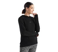 Icebreaker Women's Cool-lite Hoodie, Ib001 Black, XS
