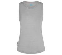 Icebreaker - Lightweight, breathable sleeveless hiking tank top - W Merino Blend 125 Cool-Lite Sphere Tank Metro Heather for Women in Wool - Size L - Grey Grey L