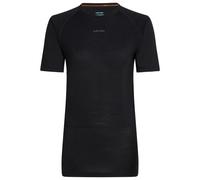 Icebreaker - Women's Merino 125 ZoneKnit S/S Crewe - Merino base layer size L, black
