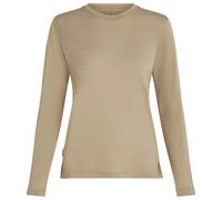 Icebreaker - Women's Merino 150 Ace L/S Tee - Merino shirt size L, sand