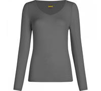 Icebreaker Womens Merino 150 Siren Long Sleeve Sweetheart Top Gritston XS