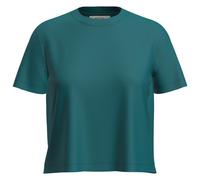 Icebreaker - Women's Merino 150 Tech Lite III S/S Crop Tee - Merino shirt size L, turquoise/blue