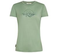 Icebreaker - Women's Merino 150 Tech Lite S/S Sunrise Summit - Merino shirt size S, green