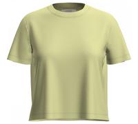 Icebreaker Womens Merino 150 Tech Lite Short Sleeve Crop T-Shirt Citri XL