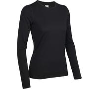 Icebreaker Women's Merino 200 Oasis Long Sleeve Base Layer Crew {IC-104375} - Black - Large