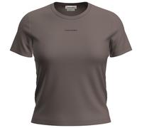 Icebreaker - Women's Merino 200 Tech Lite S/S Crop Slim Tee - Merino shirt size M, grey