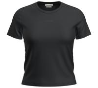 Icebreaker Merino 200 Tech Lite Crop Slim Short Sleeve T-shirt Black XL Woman