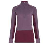 Icebreaker - Women's Merino 200 Zoneknit L/S Half Zip - Merino base layer size XS, purple