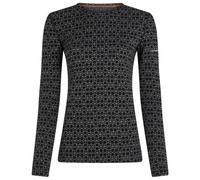 Icebreaker 260 Tech Vertex Alpgeo Long Sleeve T-shirt Black M Woman