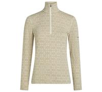 Icebreaker - Women's Merino 260 Oasis L/S Half Zip Alpine Geo - Merino base layer size XS, sand