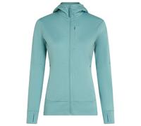 Icebreaker - Women's Merino 260 Quantum IV L/S Zip Hoodie - Merino hoodie size XS, turquoise