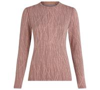 Icebreaker - Women's Merino 260 Tech Vertex L/S Crewe AOP - Merino base layer size XL, brown