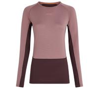 Icebreaker - Women's Merino 260 Zoneknit L/S Crewe - Merino base layer size M, brown