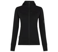 Icebreaker - Women's Merino 300 Realfleece Descender L/S Zip - Merino jacket size L, black