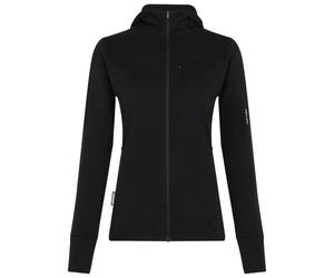 Icebreaker - Women's Merino 300 Realfleece Descender L/S Zip - Merino jacket size M, black
