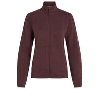 Icebreaker - Women's Merino 400 RealFleece Descender L/S Zip - Merino jacket size M, brown
