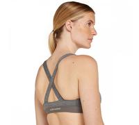 Icebreaker Womens Merino Blend 125 Cool-Lite Sprite Racerback Bra Grit XL