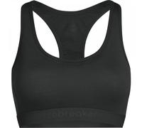 Icebreaker Womens Merino Blend 125 ZoneKnit Racerback Bra Black S Colo S