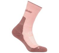Icebreaker - Women's Merino Hike+ Light Crew - Walking socks size L, pink