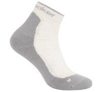 Icebreaker - Women's Merino Hike+ Light Mini - Walking socks size L, grey/white