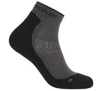 Icebreaker - Women's Merino Hike+ Light Mini - Walking socks size M, grey/black