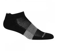 Icebreaker Women's Multisport Light Cushion Micro Sock, Black/Snow/Metro Heather, S