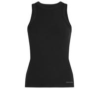 Icebreaker - Women's Merino Rib Lotus Tank - Tank top size L, black