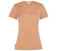 Icebreaker - Women's Merino150 TechLite S/S Single Line Camp - Merino shirt size XL, sand