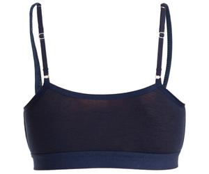 Icebreaker - Women's Merinoino Core Bra Graphite - Merino base layer size XS, blue