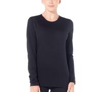 Icebreaker 200 Oasis Crew Merino Long Sleeve Base Layer Black XL Woman