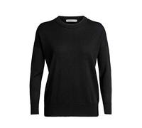 Icebreaker Women's Shearer Crewe Pullover, Black