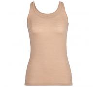 Icebreaker Siren Merino Sleeveless Base Layer Beige XL Woman