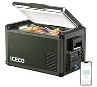 ICECO VL35 ProS 12V Refrigerator, Portable Fridge Freezer with SECOP Compressor, 35L Car Fridge Powered by AC/DC, 0℉-50℉, Electric Cooler for Car, Camping, Home, Travel [Olive Green Edition]